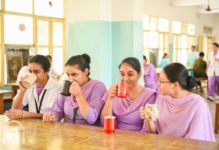 nursing-students-happy-mess-hall-talking-watermark