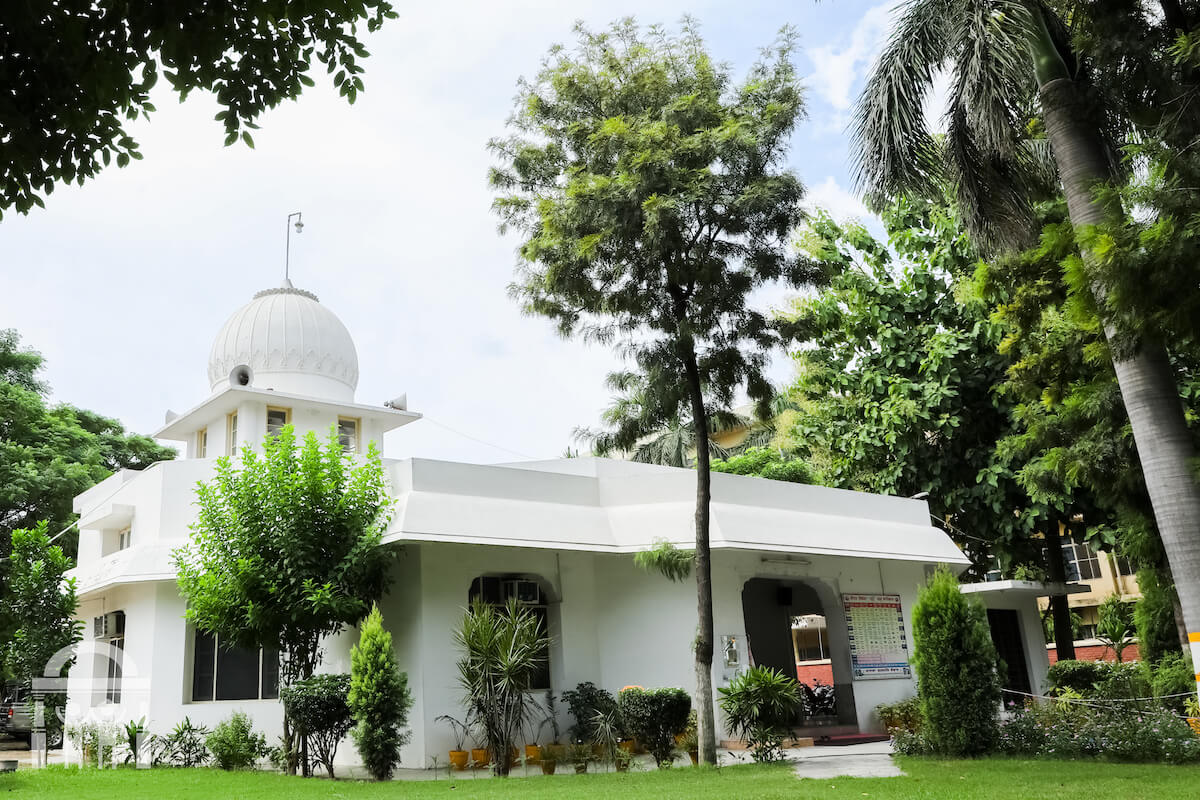 Gurudwara Sahib at Guru Nanak Mission Hospital Dhahan Kaleran near Banga in Punjab